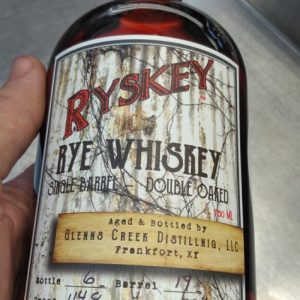 Ryskey Whiskey HAND FILTERED Rye