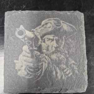 Pirate Slate Coaster Set of 4