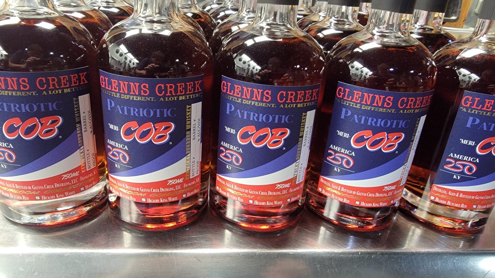 250 Anniversary of America- Patriotic 'Meri- C.O.B. Bourbon WE DON'T SHIP THIS PRODUCT!