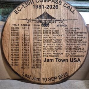 EC-130H COMPASS CALL Barrel Head- Distillery Pickup Only